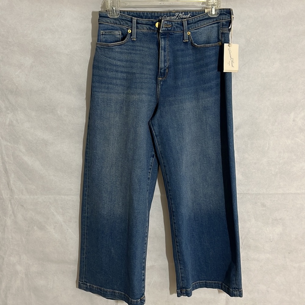 Highest Rise Wide Leg Crop Jeans